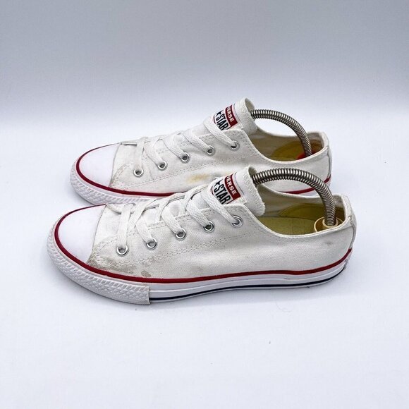 Converse All Star Chuck Taylor Youth Size 3 White Casual Comfort Walking Shoes - Picture 10 of 10